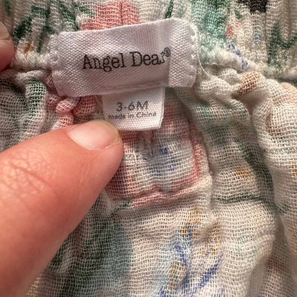 Angel Dear Pastel Floral Halter, 3-6 Months